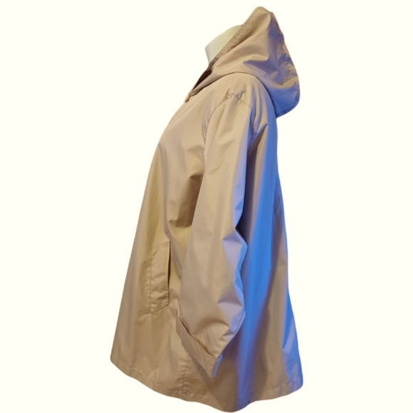 KOMITOR Hooded Jacket Beige Size 4X - Picture 7 of 11